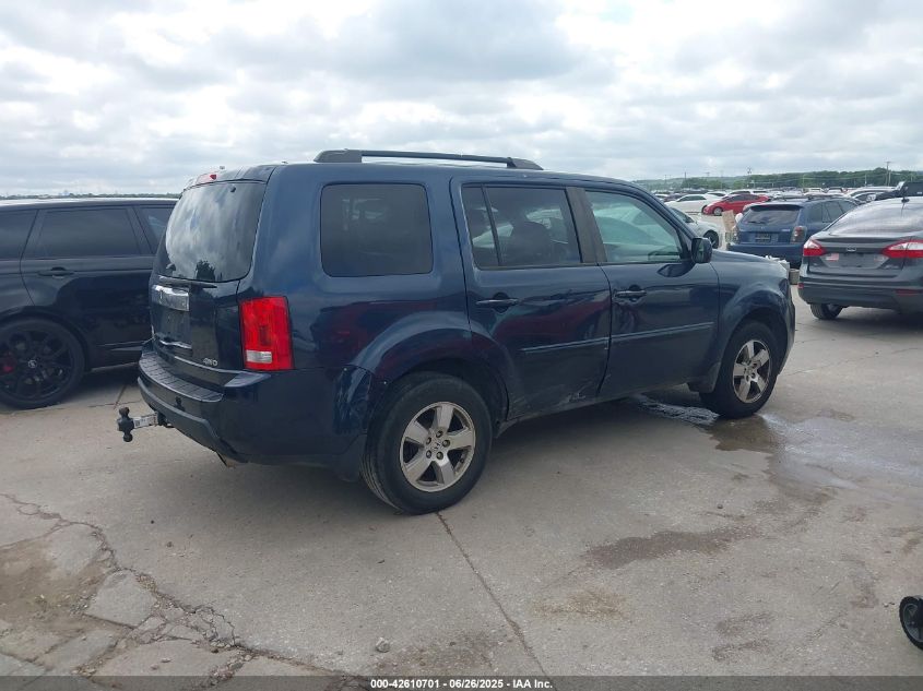 2011 Honda Pilot Ex-L VIN: 5FNYF4H61BB103398 Lot: 42610701