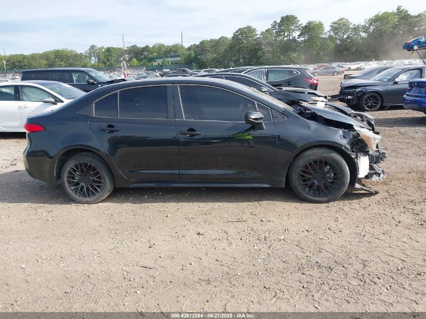 2022 Toyota Corolla Le VIN: JTDEPMAE2NJ214704 Lot: 42612384