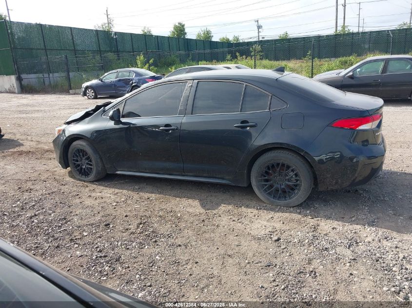 2022 Toyota Corolla Le VIN: JTDEPMAE2NJ214704 Lot: 42612384