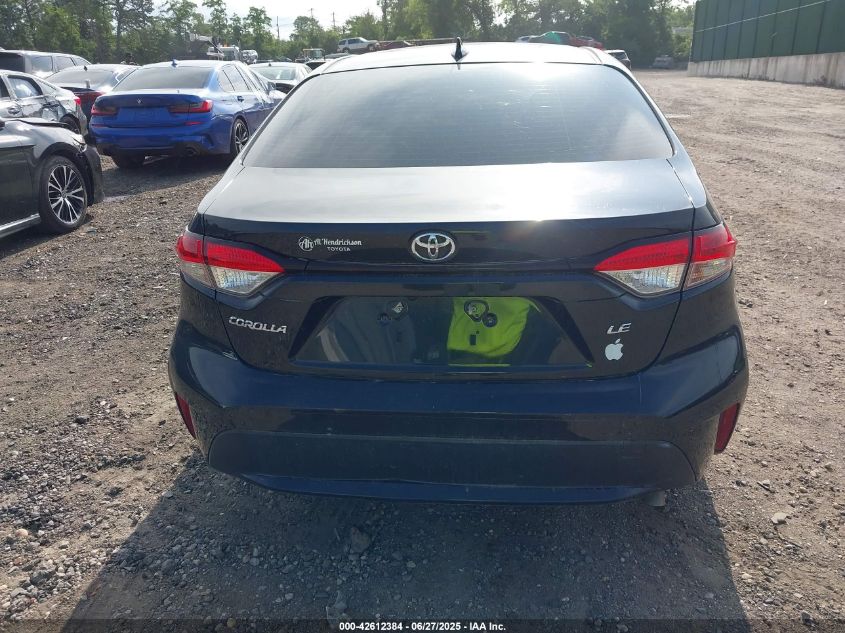 2022 Toyota Corolla Le VIN: JTDEPMAE2NJ214704 Lot: 42612384