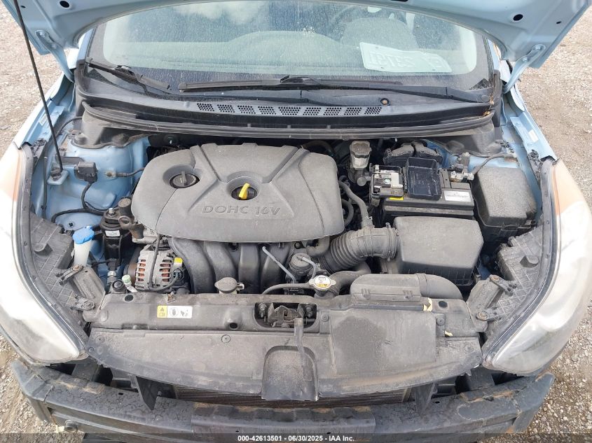 2013 Hyundai Elantra Gs VIN: KMHDH6AE2DU000390 Lot: 42613501