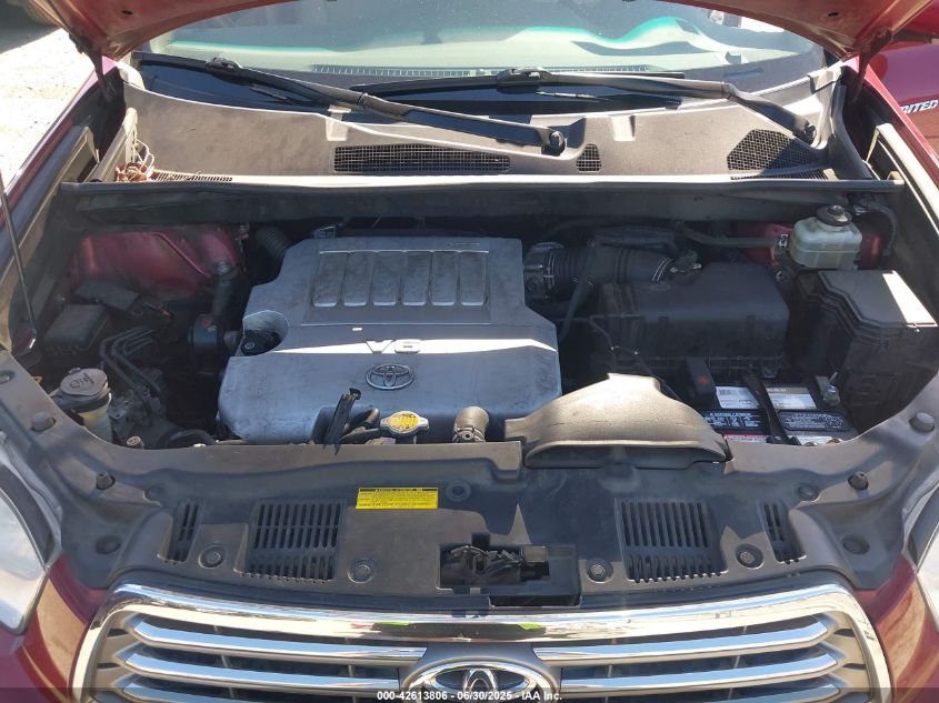 2008 Toyota Highlander Limited VIN: JTEES42A582102600 Lot: 42613806