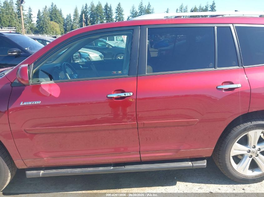 2008 Toyota Highlander Limited VIN: JTEES42A582102600 Lot: 42613806