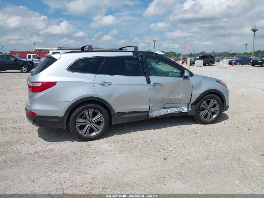 2016 Hyundai Santa Fe Limited VIN: KM8SRDHF8GU139449 Lot: 42614949