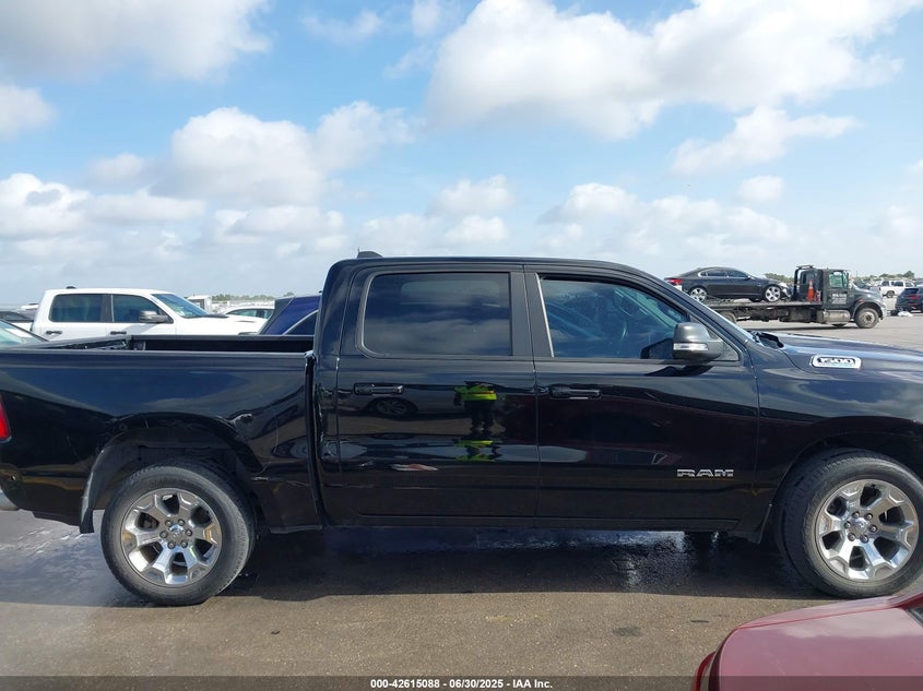 2021 Ram 1500 5.7 Lone Star 4x2 5'7 Box Black Lot 111042615088 Vin 1C6RREFT9MN661683