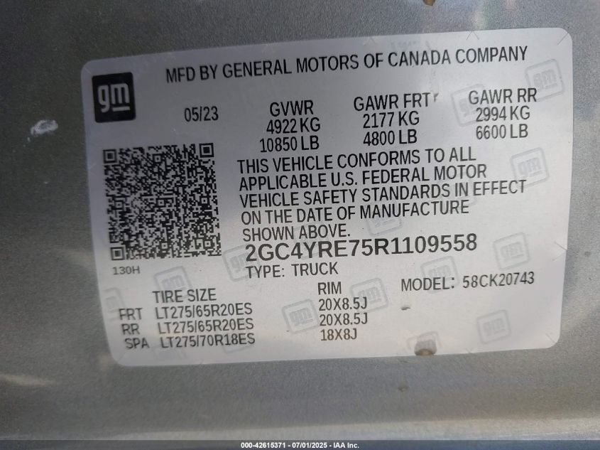 2024 Chevrolet Silverado 2500 - 2GC4YRE75R1109558