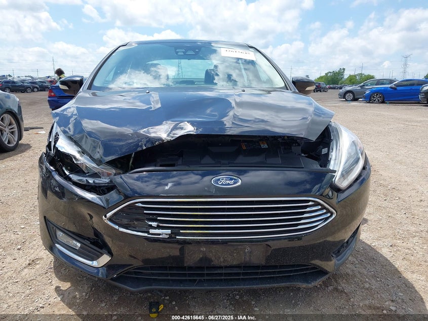 2018 Ford Focus 2.0 Titanium Black Lot 111042615645 Vin 1FADP3J21JL234958