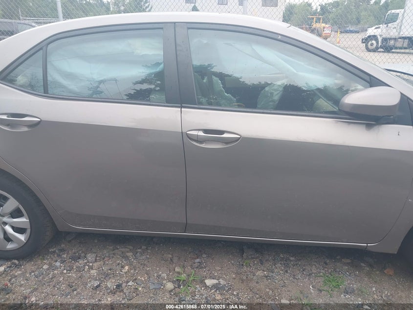 2016 Toyota Corolla L/Le/Le Pls/Prm/S/S Pls VIN: 2T1BURHE9GC706837 Lot: 42615868