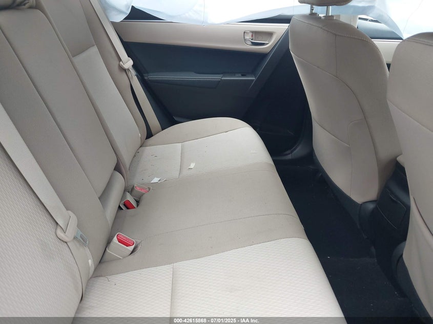 2016 Toyota Corolla L/Le/Le Pls/Prm/S/S Pls VIN: 2T1BURHE9GC706837 Lot: 42615868