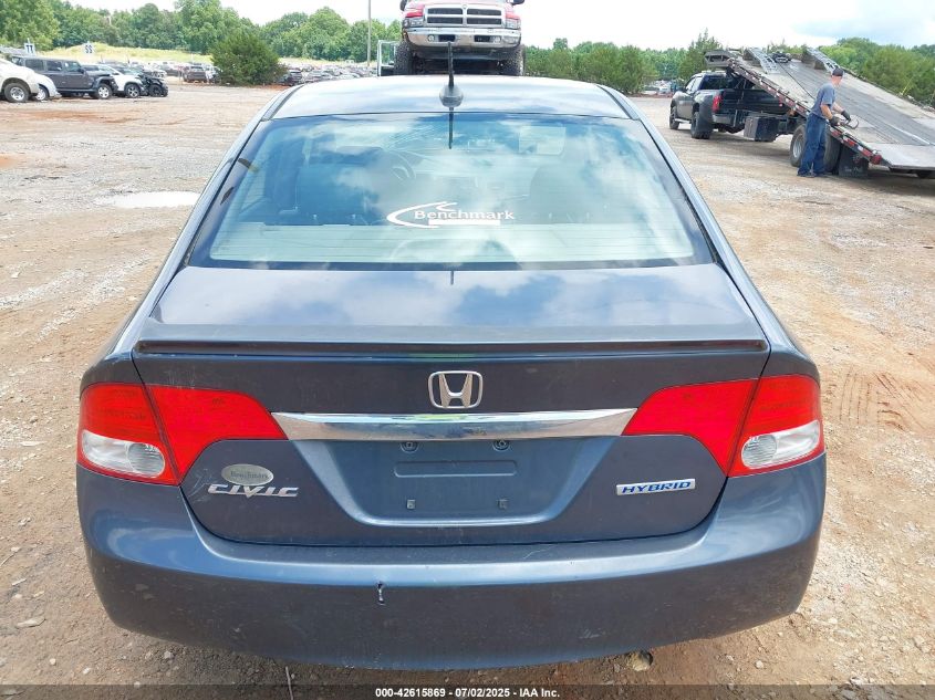 2009 Honda Civic Hybrid VIN: JHMFA36239S018641 Lot: 42615869