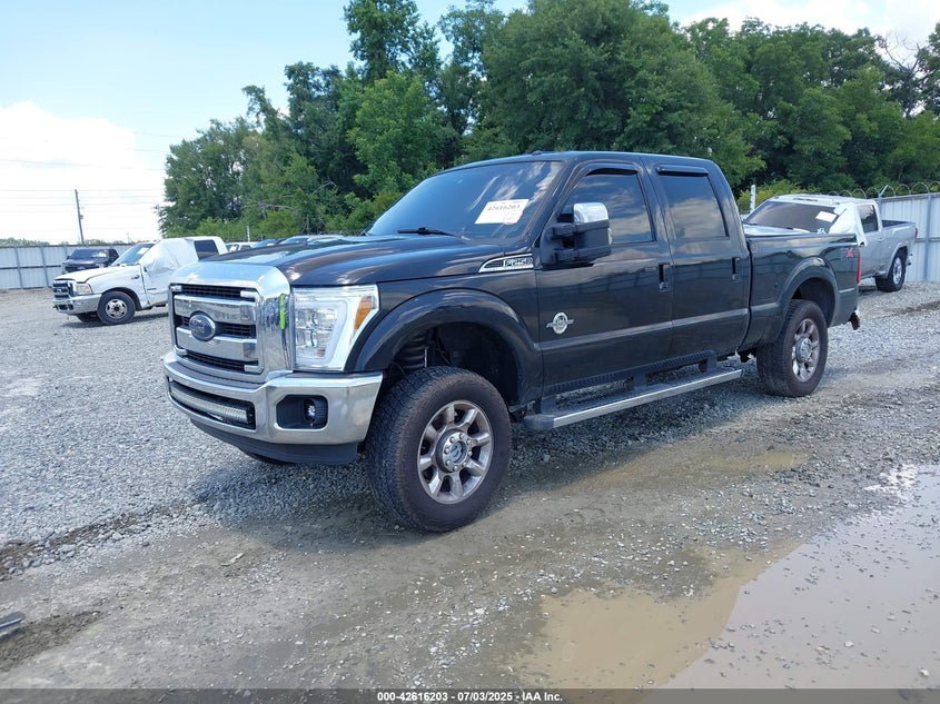 Vin: 1ft7w2btxbeb44676, lot: 43109225, ford f-250 lariat 20112