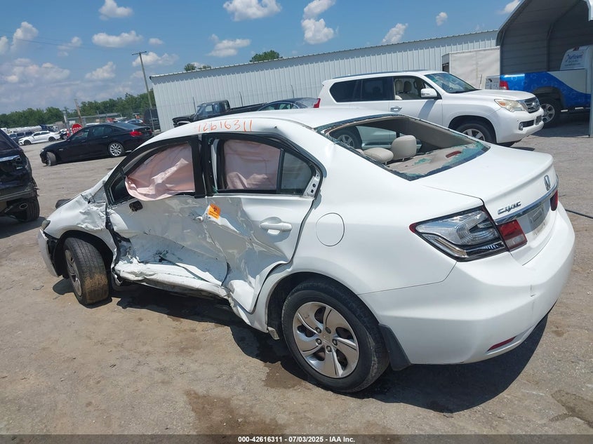 2015 HONDA CIVIC LX - 19XFB2F52FE292530