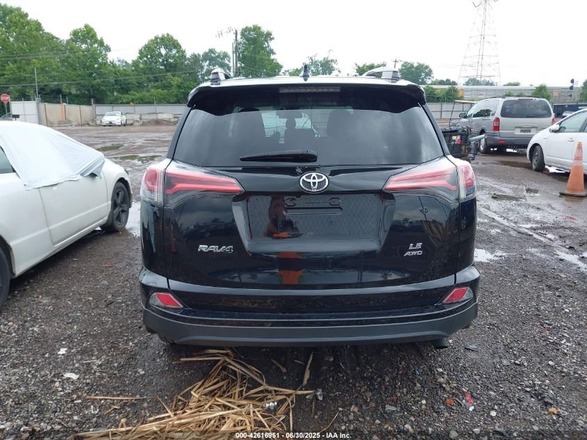 2017 Toyota Rav4 Le VIN: 2T3BFREV0HW596685 Lot: 42616951