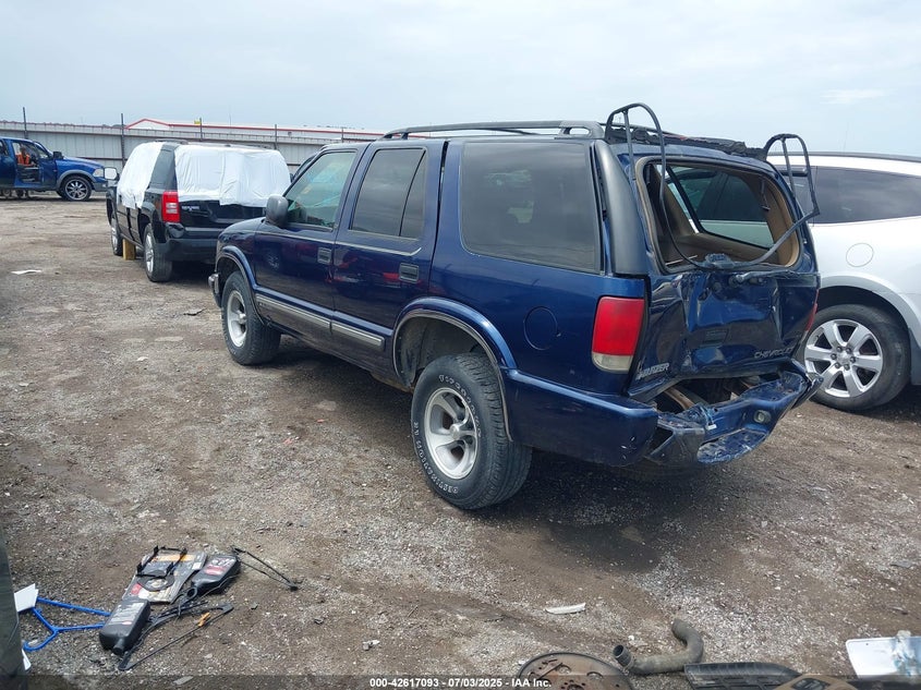2000 Chevrolet Blazer Lt blue other gasoline 1GNCS13W7Y2137022 photo #4