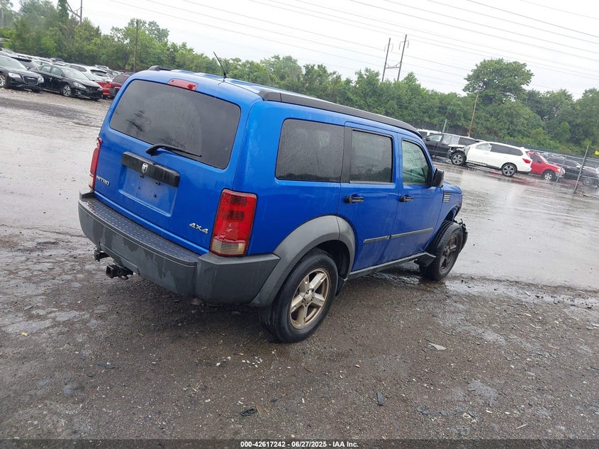 2007 DODGE NITRO VIN: 1D8GU28K67W720576