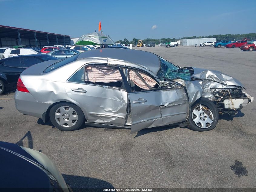 2007 Honda Accord 2.4 Lx VIN: 1HGCM564X7A152558 Lot: 42617277