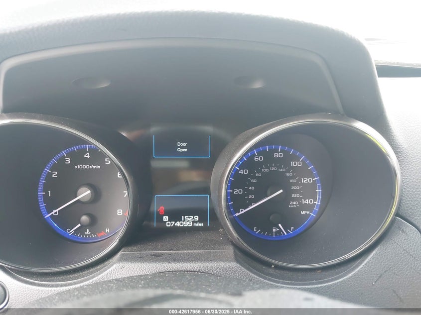 VIN 4S4BSAFC3K3307704 2019 SUBARU OUTBACK 2.5I PREMIUM