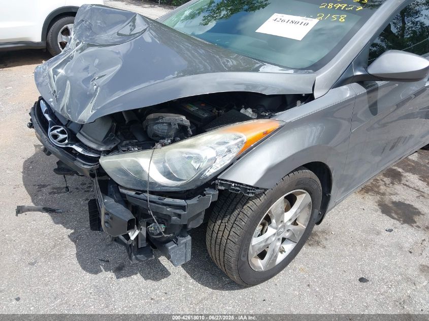 2013 Hyundai Elantra Gls VIN: 5NPDH4AE3DH162158 Lot: 42618010