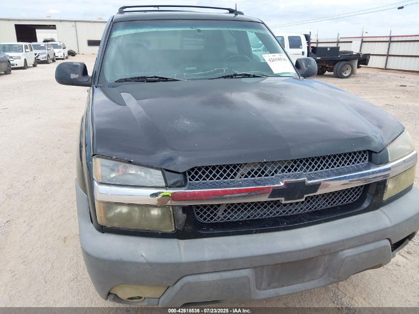 2002 Chevrolet Avalanche 1500 VIN: 3GNEC13T02G290996 Lot: 42618536