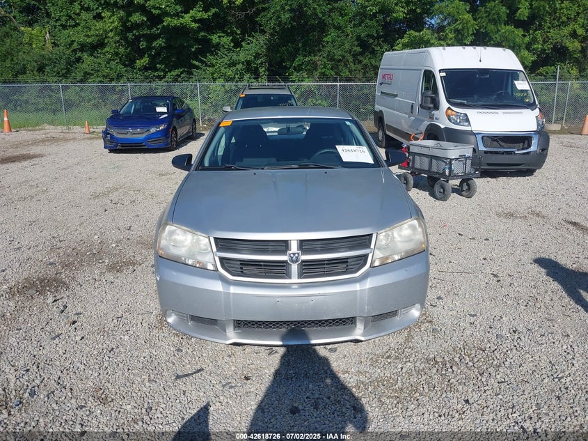 2010 DODGE AVENGER VIN: 1B3CC4FB6AN161608