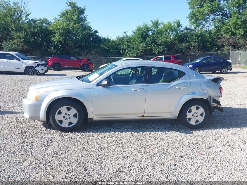 2010 DODGE AVENGER VIN: 1B3CC4FB6AN161608