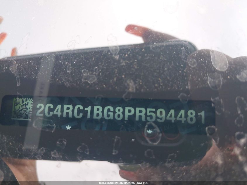 2023 Chrysler Pacifica Touring L VIN: 2C4RC1BG8PR594481 Lot: 42618839