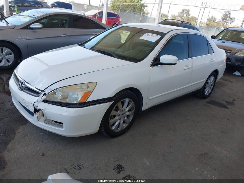 2007 HONDA ACCORD VIN: 1HGCM66417A039927