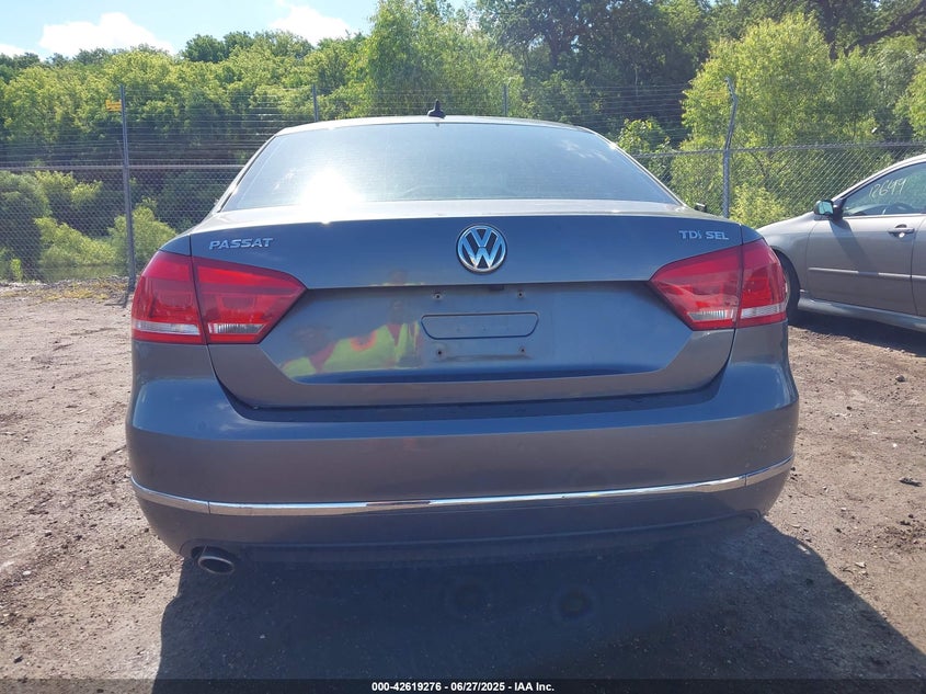 2015 VOLKSWAGEN PASSAT 2.0L TDI SEL PREMIUM - 1VWCV7A31FC086648