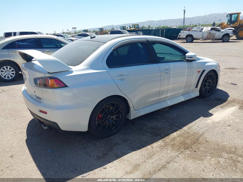 Vin: ja32w7fv4fu029035, lot: 43112790, mitsubishi lancer evolution final edition 20154