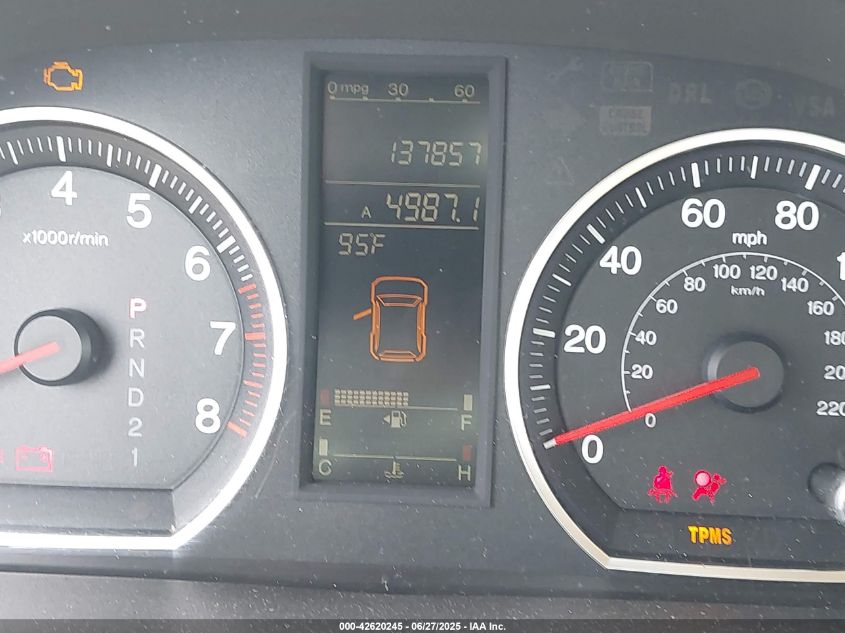 2008 Honda Cr-V Ex VIN: JHLRE38558C051629 Lot: 42620245