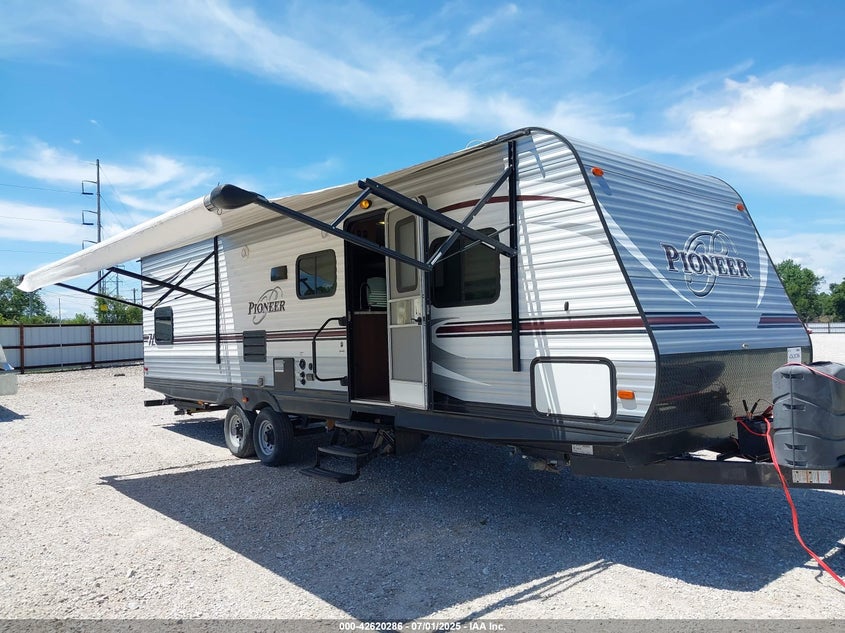5SFPB332XHE326097 2017 Heartland Pioneer 270Bh Travel Trailer auction photo 1