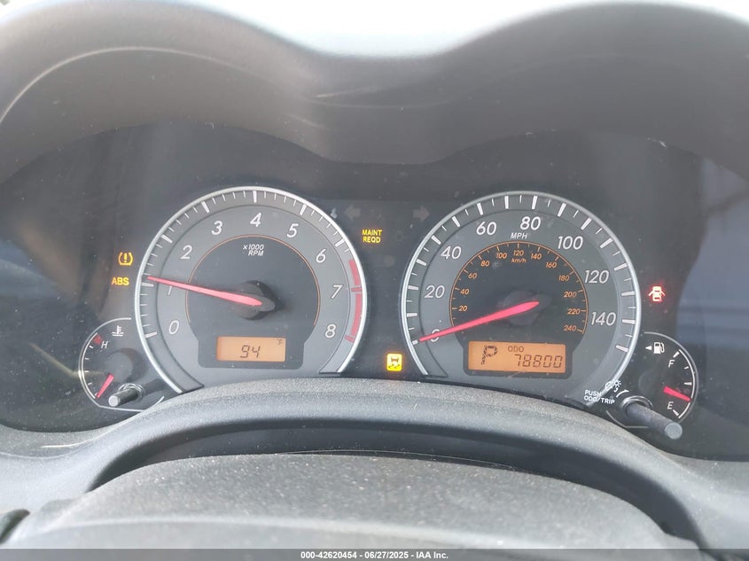 2010 TOYOTA COROLLA VIN: 2T1BU4EE6AC438456