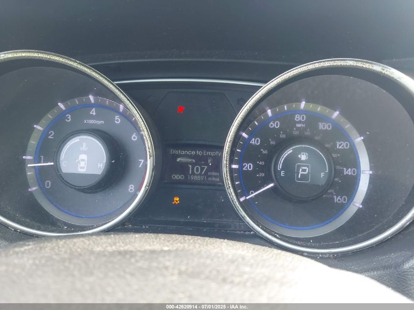 2012 Hyundai Sonata Gls VIN: 5NPEB4AC1CH416422 Lot: 42620914