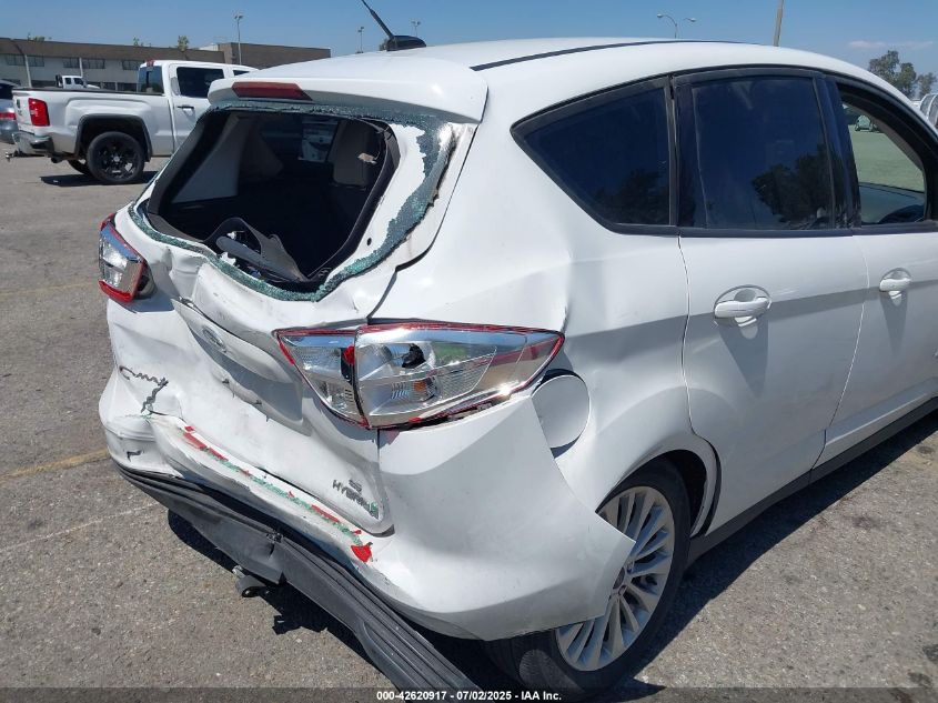 2017 Ford C-Max Hybrid Se VIN: 1FADP5AU1HL111796 Lot: 42620917
