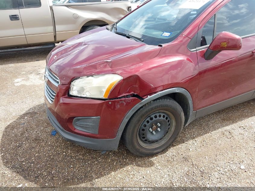 2016 Chevrolet Trax 1Ls VIN: 3GNCJKSBXGL115472 Lot: 42621171
