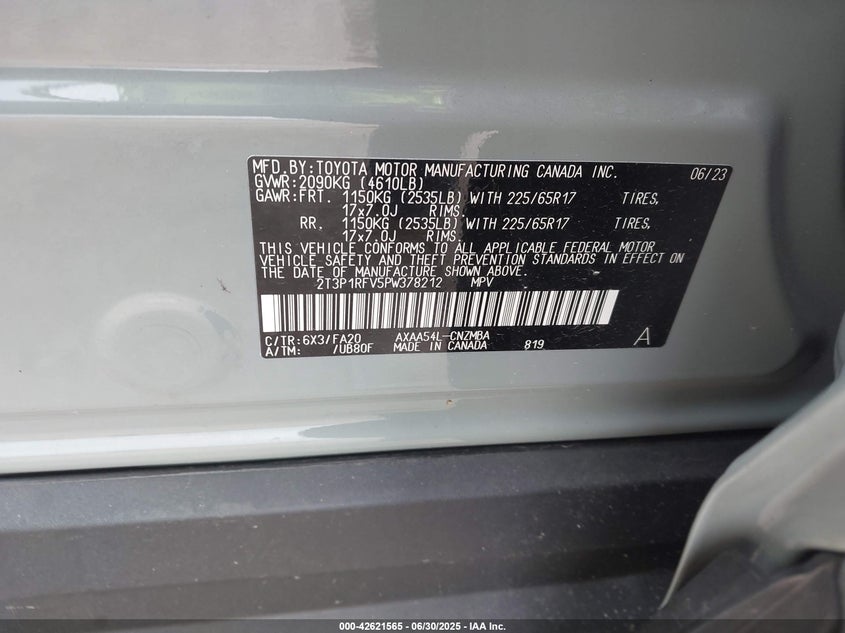 2023 TOYOTA RAV4 XLE - 2T3P1RFV5PW378212