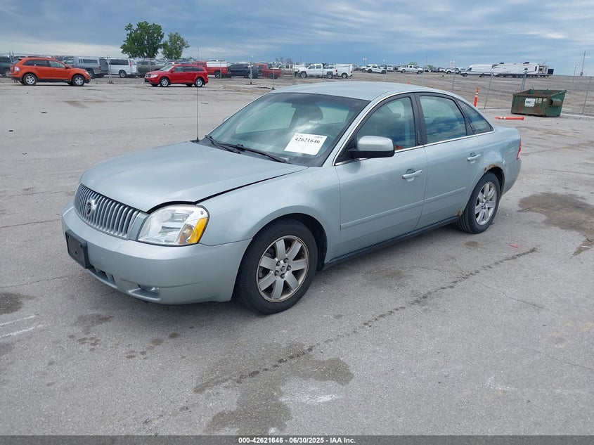 2006 MERCURY MONTEGO VIN: 1MEFM40116G608719