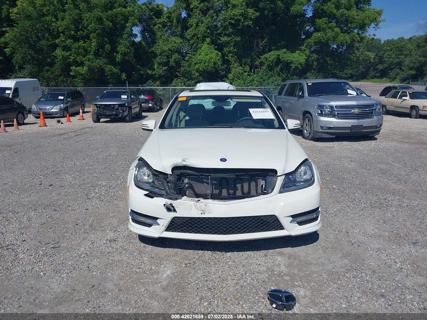 2012 MERCEDES-BENZ C VIN: WDDGF8BB8CA691471