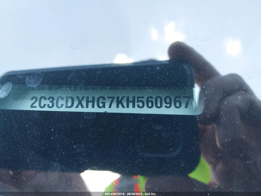 2019 DODGE CHARGER GT RWD - 2C3CDXHG7KH560967