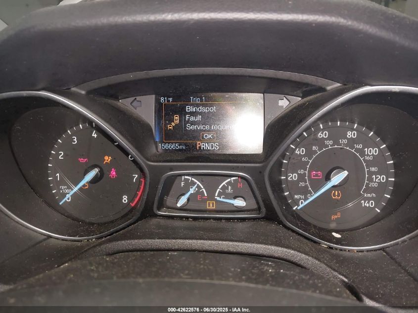 2016 Ford Focus Titanium VIN: 1FADP3J21GL379832 Lot: 42622576