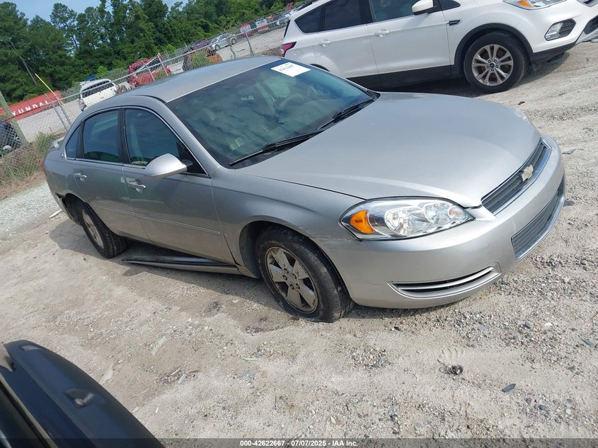 2007 Chevrolet Impala Lt silver sedan flexible 2G1WT58K279414457 photo #1