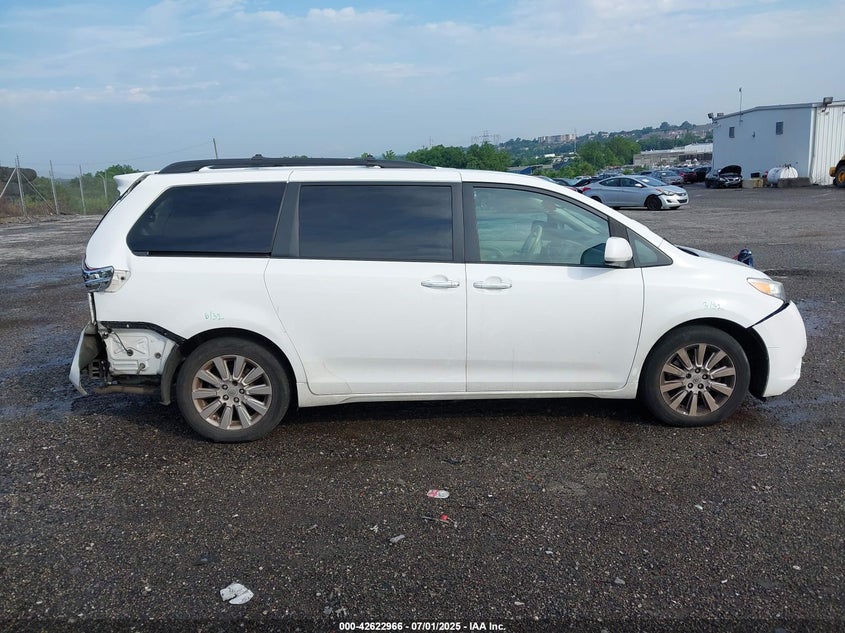 2012 Toyota Sienna Xle 7 Passenger VIN: 5TDDK3DCXCS037513 Lot: 42622966