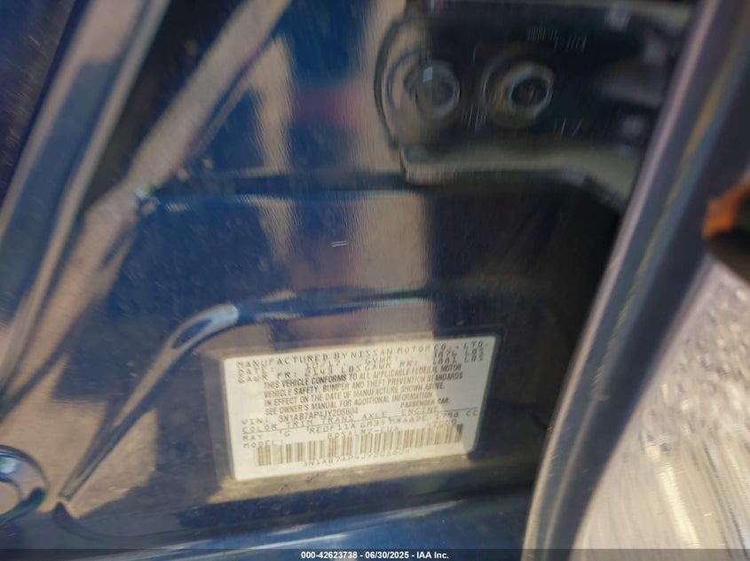 2018 NISSAN SENTRA VIN: 3N1AB7AP4JY205804