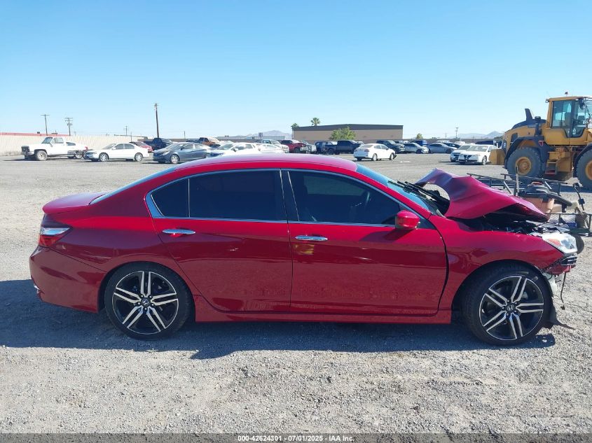 2017 Honda Accord Sport Se VIN: 1HGCR2F11HA257612 Lot: 42624301