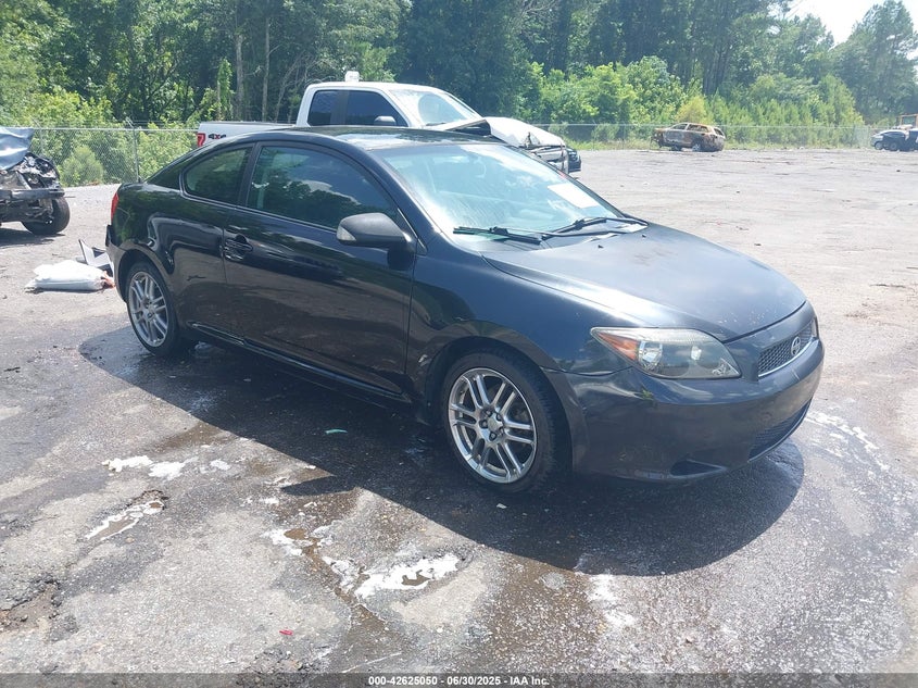 2007 Scion Tc black coupe gasoline JTKDE177170150309 photo #1
