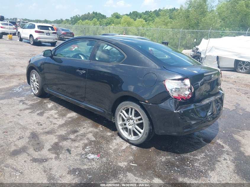 2007 Scion Tc black coupe gasoline JTKDE177170150309 photo #4