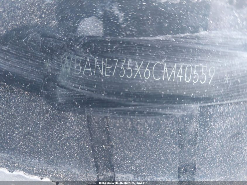 2006 BMW 530I VIN: WBANE735X6CM40559 Lot: 42625728