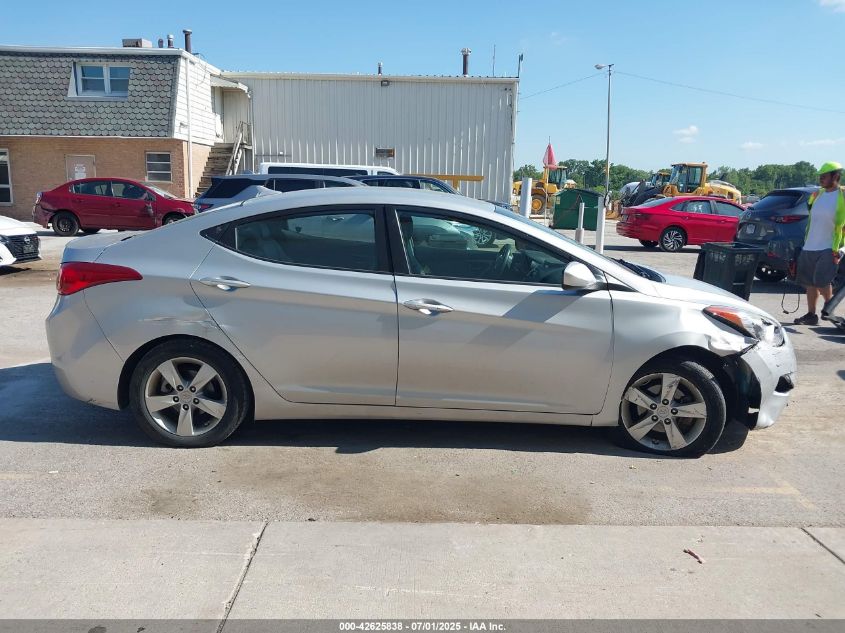 2013 Hyundai Elantra Gls VIN: KMHDH4AE0DU892160 Lot: 42625838