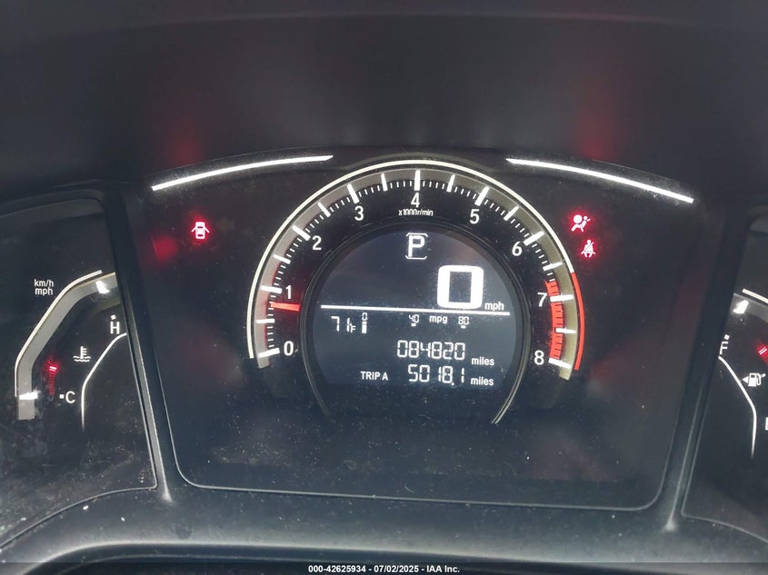 2017 HONDA CIVIC LX - 19XFC2F50HE230074