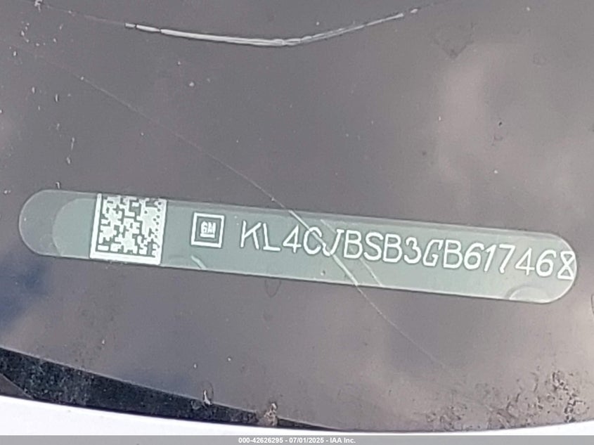 2016 BUICK ENCORE CONVENIENCE - KL4CJBSB3GB617468